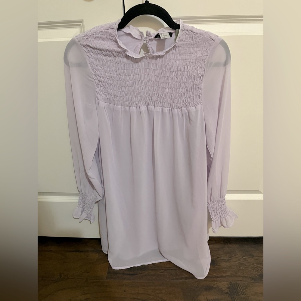 H&M Lavender Pastel doll costume Babydoll mini Dress Size Small NWT Halloween